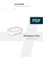 Reference Guide: HP Deskjet 2700E