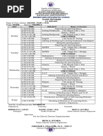 Class Program: Balingasag North District