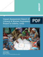 End Line Impact Report Financial Literacy Women Empowerment Pilot Project in Odisha