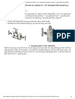 VAN PHÂN PHỐI BỘ CHUYỂN ĐỔI ĐO CHÊNH ÁP - DP TRANSMITTER MANIFOLD VALVE - BLOG ĐIỆN CÔNG NGHIỆP