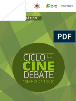 Documento CICLO DE CINE DEBATE -Seamos Críticos-