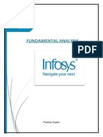 Fundamental Analysis Infosys