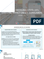 Seeing & Decoding Covid-19'S Evolving Impact On U.S. Consumers