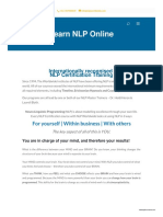 Learn NLP Online: Internationally Recognised NLP Certification Training