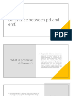 Difference Between PD and Emf