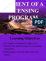 Chapter 4 Element of Licensing Program