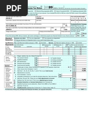 2020 IRS FORM RAFAEL VARGAS