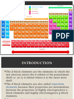 D and F Block Elements