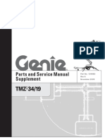 Genie TMZ 34 104980 Service Manual