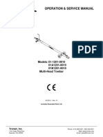 Operation & Service Manual: Models: 01-1201-0010 01A1201-0010 01B1201-0010 Multi-Head Towbar