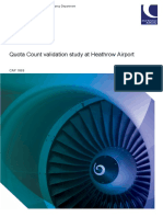 Quota Count Validation Study at Heathrow Airport: Environmental Research and Consultancy Department