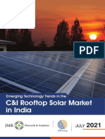Emerging Technology Trends in The C and I Rooftop Solar Market in India July 2021