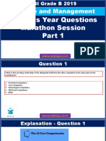 Finance and Management: Previous Year Questions Marathon Session