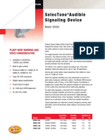 Selectone Audible Signaling Device: Model 300Gc