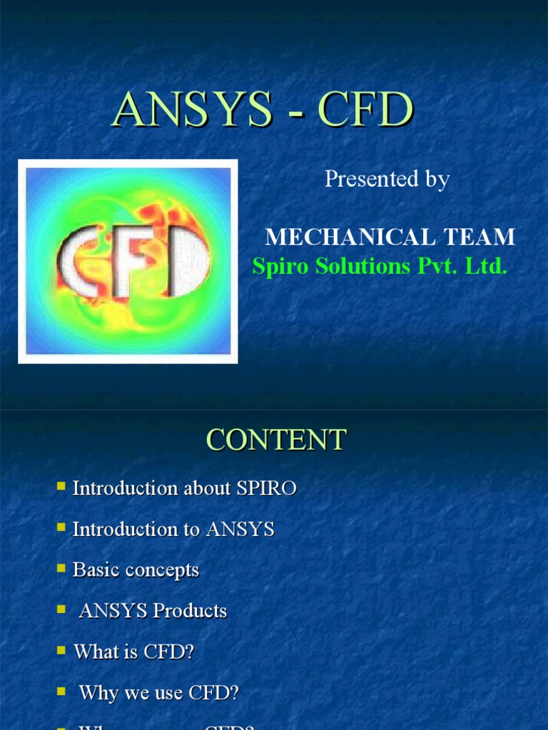Ansys - CFD | PDF | Fluid Mechanics | Fluid Dynamics