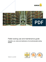 Pallet racking maintenance guide