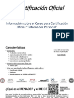 Info Certificacion