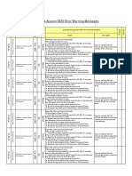 Siemens Acuson X300 Error Warning Messages: Displaying Message Extended Message Description For CSE (Field Engineer)