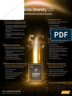 MediaTek Dimensity 1200 Infographic PDF011421