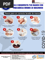 11 Pasos para el Lavado de Manos OMS | PDF | Cocina, comidas y vino ...