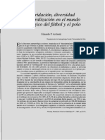 Archietti (1997) Hibridación, Diversidad y Generalización en El Mundo Ideológico Del Fútbol y El Polo