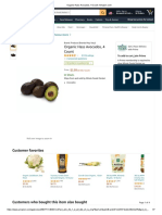 Organic Hass Avocados, 4 Count