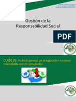 Semana 8. Análisis General de La Legislación Nacional Relacionada Con El Consumidor