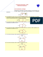 1er Examen Parcial ELT - 2273 Electrotecnia Aplicada: A B C V R