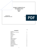 Yearly Lesson Plan Mathematics Form 3 2011: Prepared By: Verified By: PN Maizatul Aiza Zaidi PN Asiah BT Mohamad