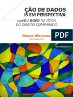 Proteção de Dados Pessoais em Perspectiva LGPD E RGPD Na Ótica Do Direito Comparado by Marcos Wachowicz (Org.)