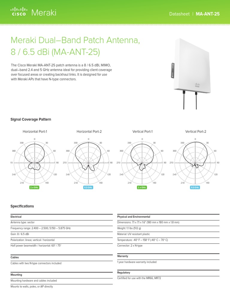 Cis Ma-Ant-25 | PDF | Antenna (Radio) | Electronics