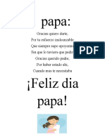 Carta Del Dia Del Padre