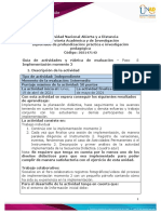 Guía de Actividades y Rúbrica de Evaluación - Unidad 8 - Paso 8 - Implementación Momento 2