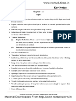 Key Notes: Chapter - 16 Light