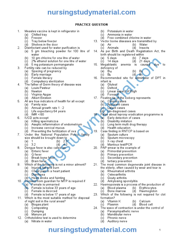 51-practice-question-for-upcoming-pgimer-msc-nursing-entrance-exam