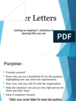 Updated Week 5 Cover Letters