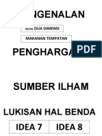 Pengenalan: Seni Dua Dimensi Makanan Tempatan