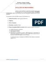 Preinforme e Informe Científico