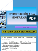 Introducción a la Biofarmacia y Biodisponibilidad