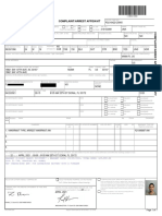 Arrest Form in Christopher Luis April 12 Arrest in Feb 13 Shooting