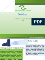 Laboratorio Oxi-Lab acreditado ISO 17025