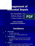 Management of Neonatal Sepsis