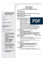 Mahmoud Khairy Process Engineer Certified Lean Six Sigma Green Belt