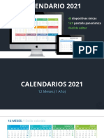 Calendario 2021 en Power Point 1