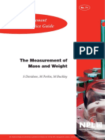 Measurement Good Practice Guide: The Measurement of Mass and Weight