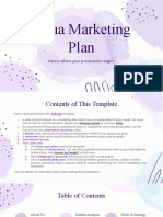 Aqua Marketing Plan Purple variant _ by Slidesgo