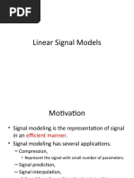 Chapter 2 Linear Signal Models