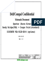 Compal Electronics Schematic Document for Dell/Compal Confidential Sandy Bridge Notebook