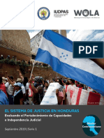 Sistema de justicia Honduras