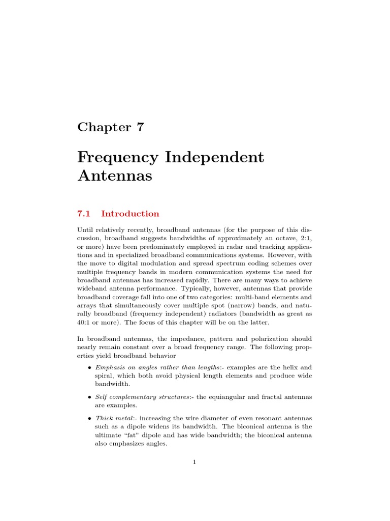 Antenna Analysis and Design Chapter 7 | PDF | Antenna (Radio) | Fractal